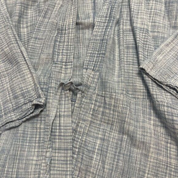 INDI Blue Kimono Lagenlook Cardigan Size 6 - Picture 3 of 10